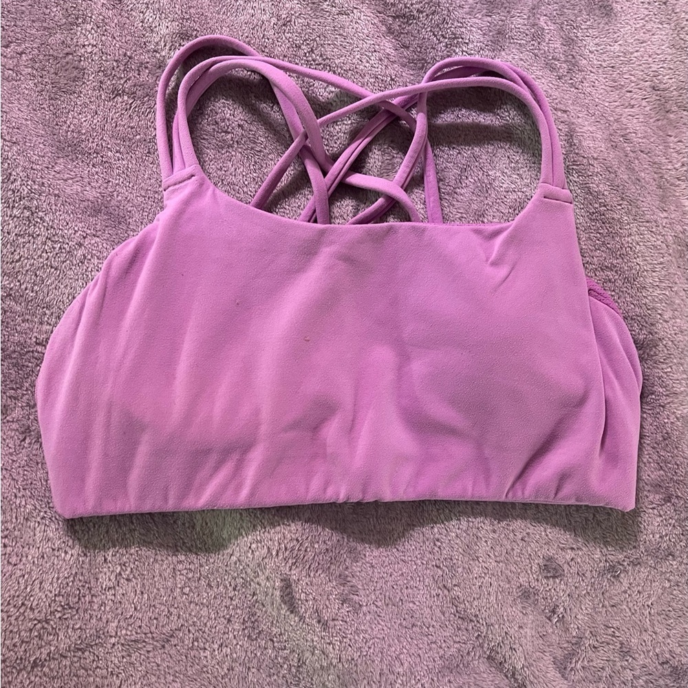 Athleta Lavender Strappy Bralette